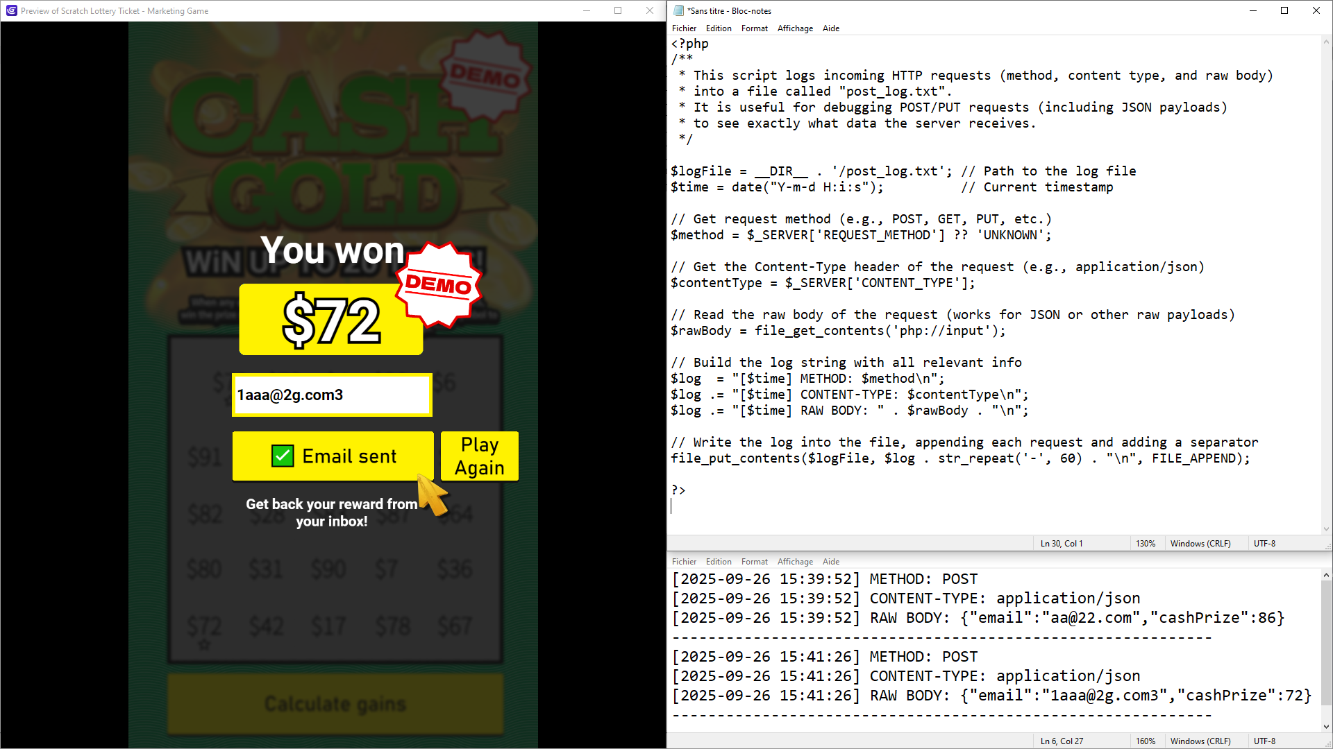 Scratch Lottery Ticket
